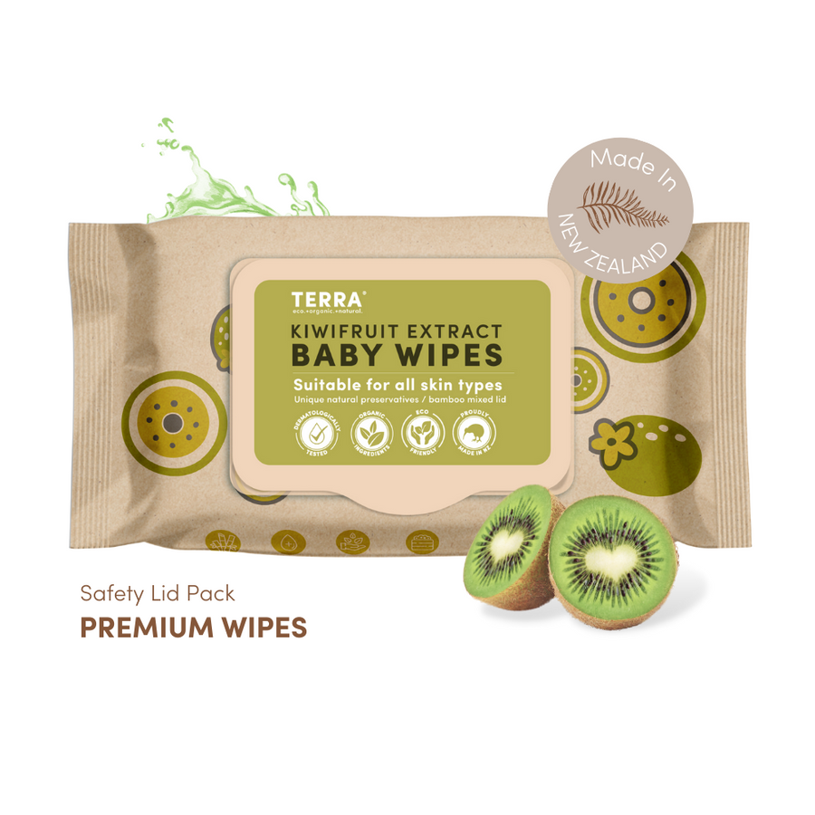 TERRA Kiwifruit Extract Baby Wipes 70s
