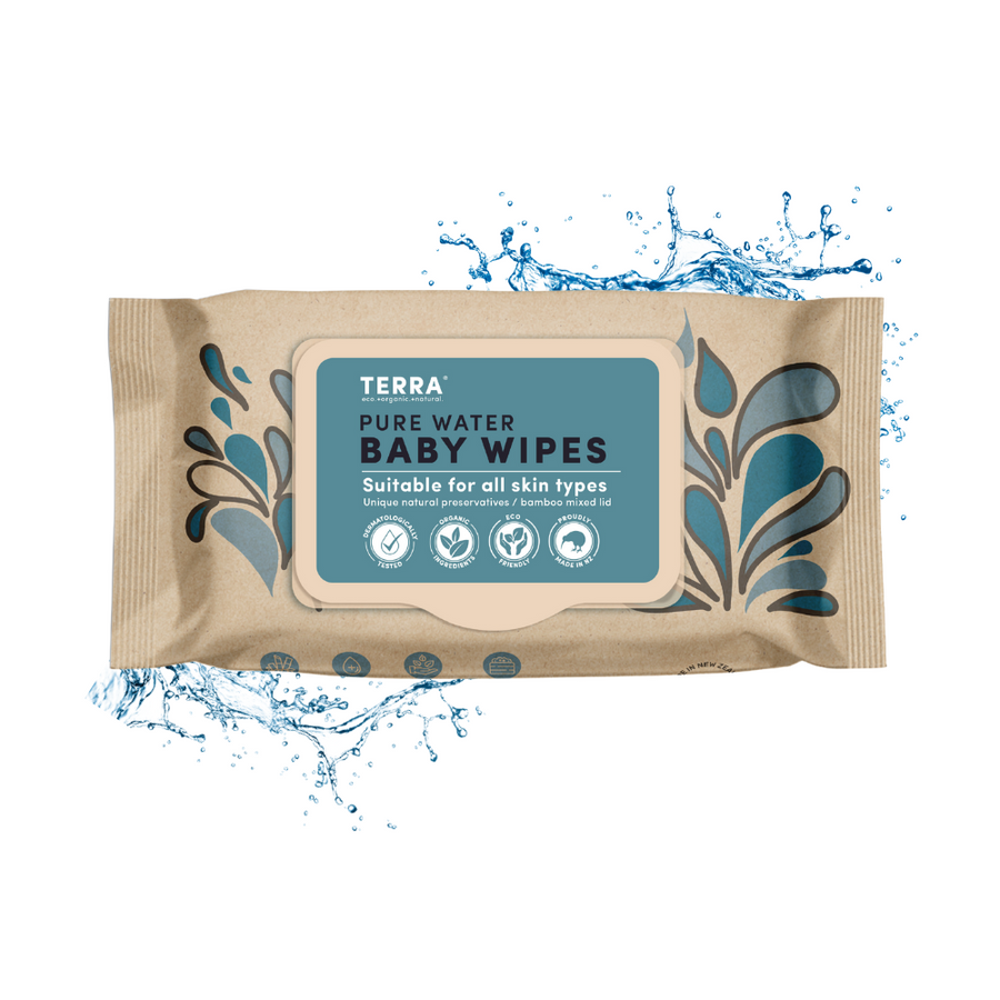 TERRA Pure Water Baby Wipes 70s