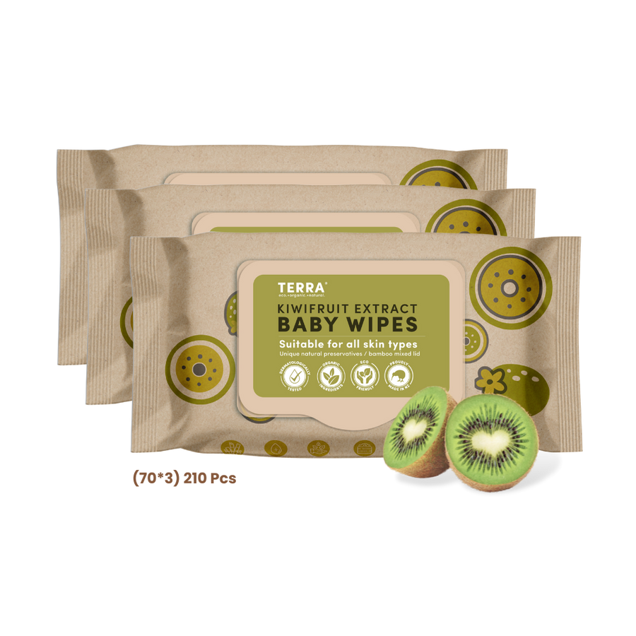 TERRA Kiwifruit Extract Baby Wipes