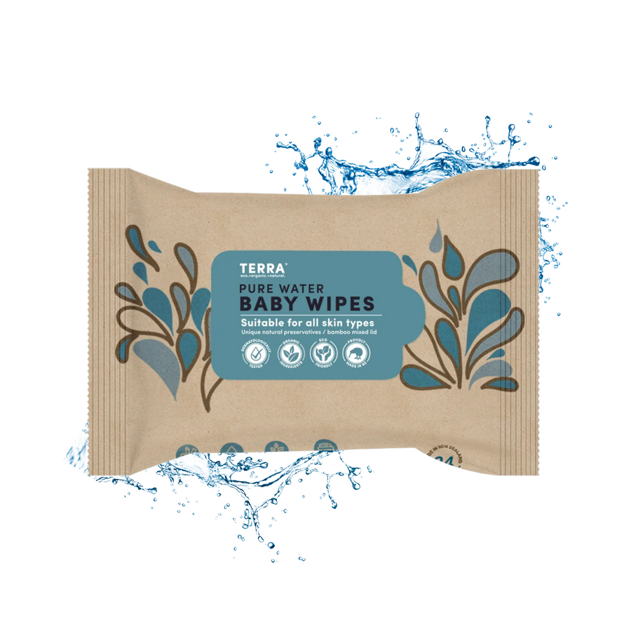 TERRA Pure Water Baby Wipes Travel Pack 24s