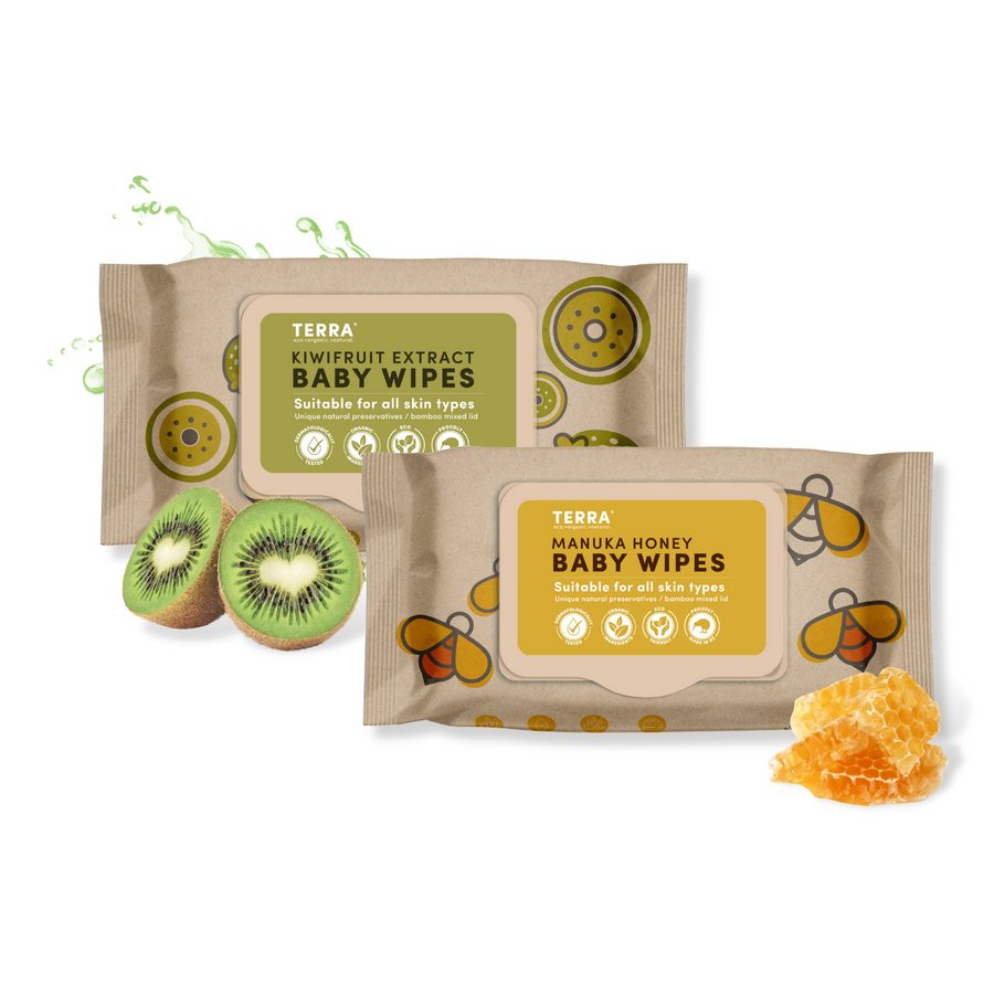 Terra Baby Plant-Based Wipes | Pack of 2