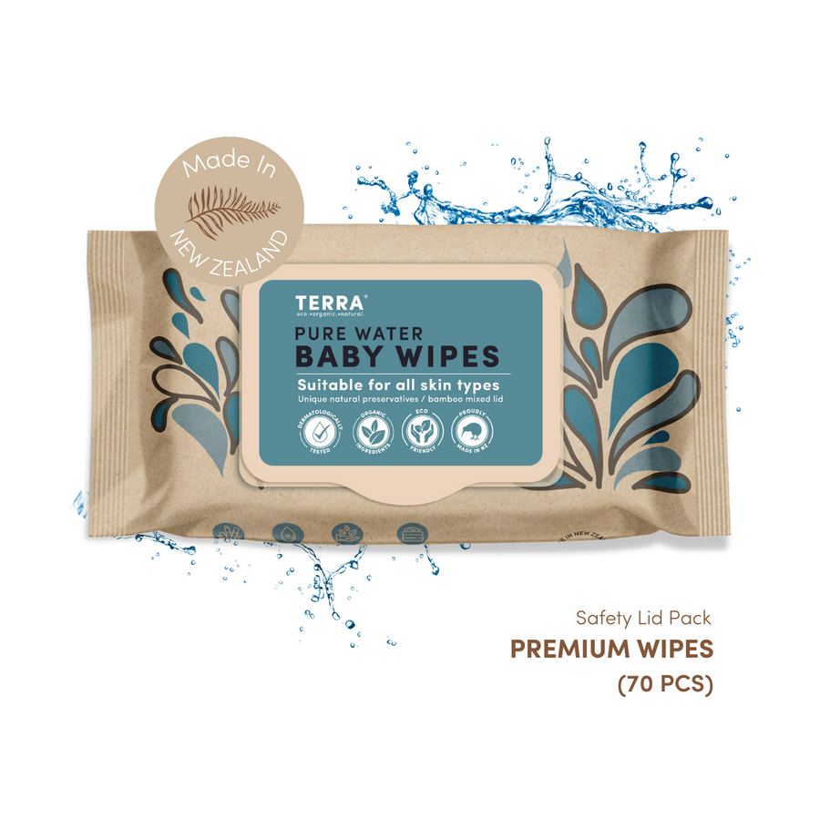 Terra Baby Plant-Based Wipes | Pack of 2