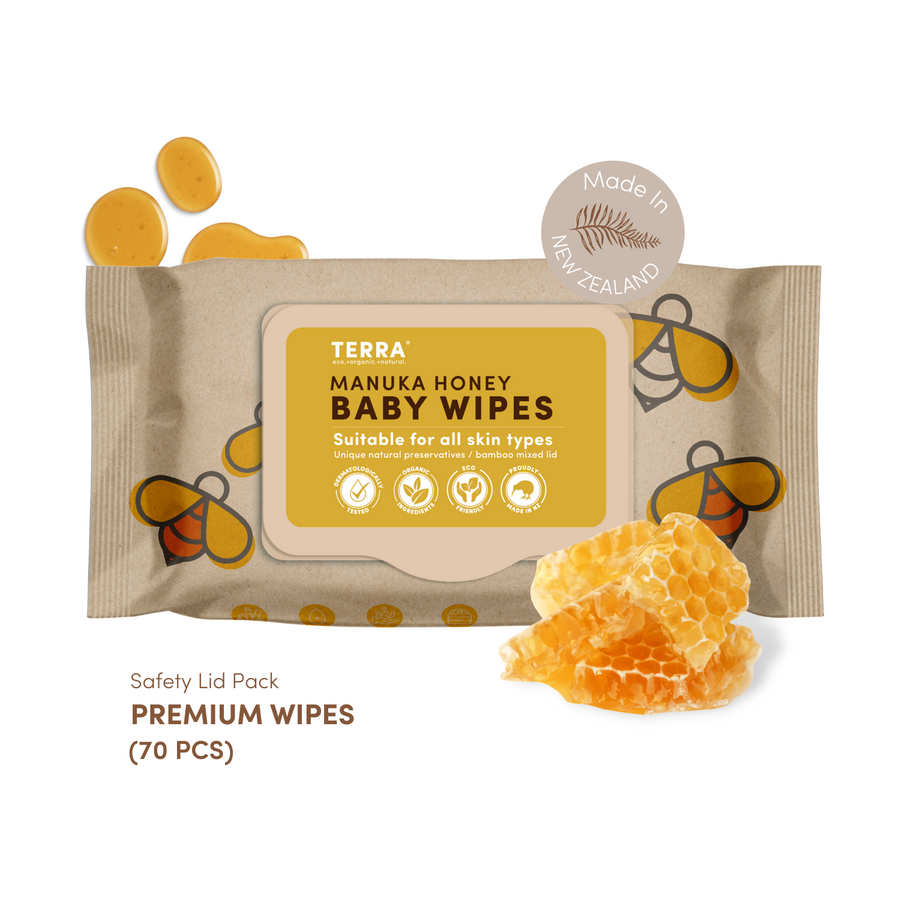 Terra Baby Plant-Based Wipes | Pack of 2