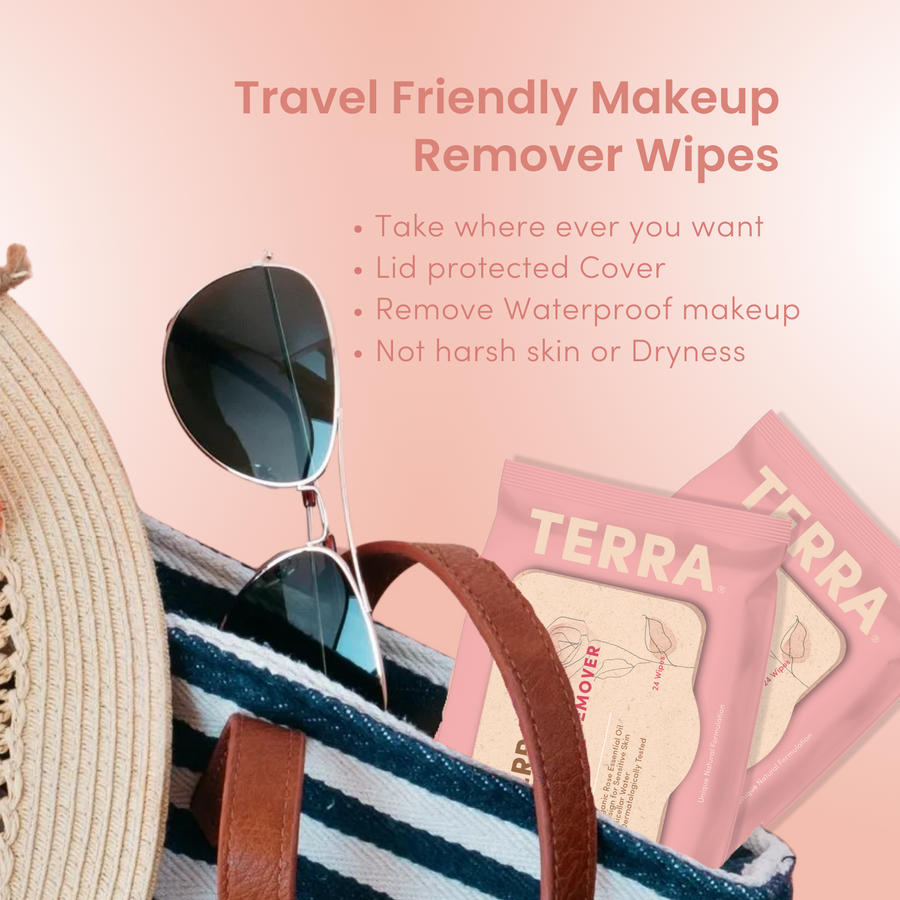 TERRA Rose Makeup Remover Wipes