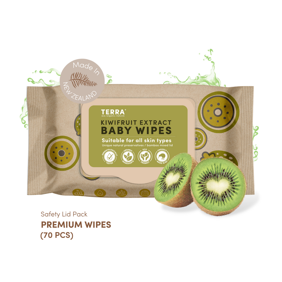 TERRA Wipes - Mom & Baby Wipes (Pack of 3)