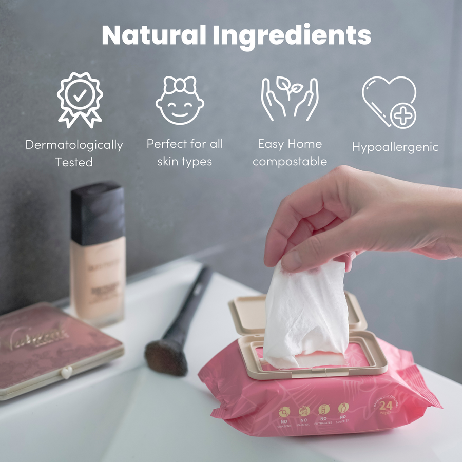 TERRA Rose Makeup Remover Wipes