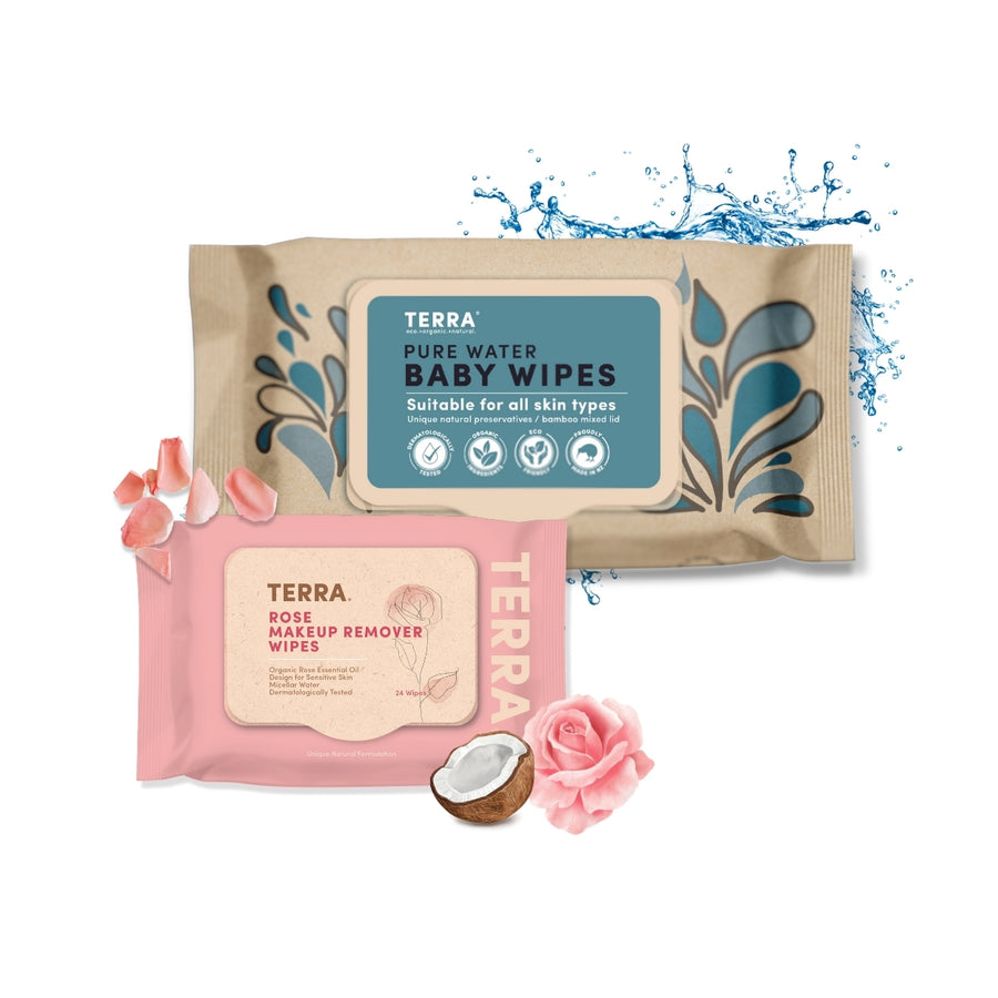 TERRA Mom & Baby Wipe Bundle