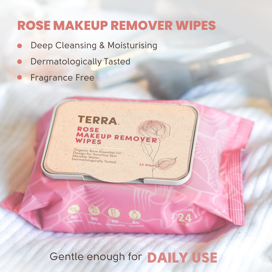 TERRA Rose Makeup Remover Wipes