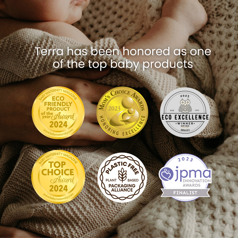 TERRA Pure Water Baby Wipes Mini Pack 10 Wipes