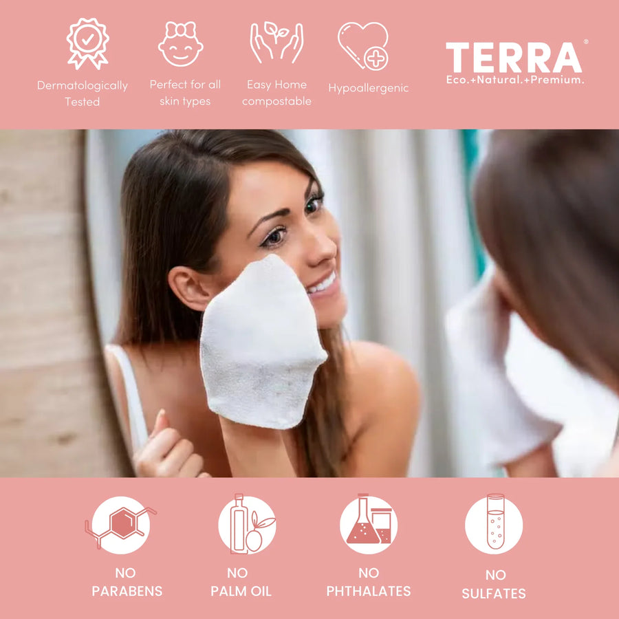 TERRA Rose Makeup Remover Wipes
